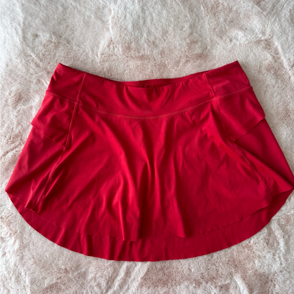 ZYIA Red Grand Slam Athletic Skirt